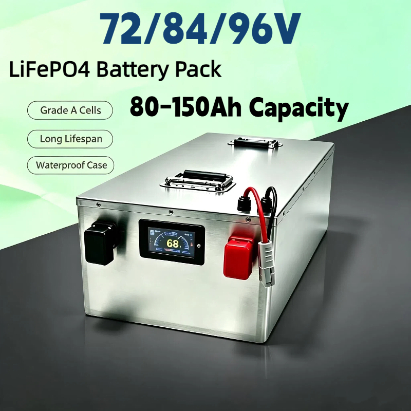 Lifepo4 72V 100Ah Battery Pack Ev - Bateria LIFEPO4 com BMS 72V 84V
