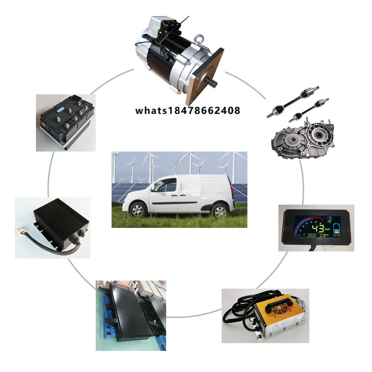 Ev Electric Motor Conversion Kit Car - Kit de Conversão Elétrica para Carro