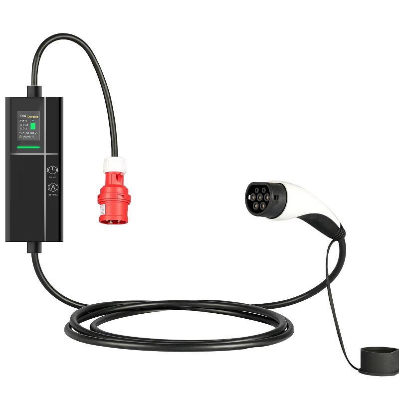 Type 2 Portable Ev Charger 11Kw Cee - 2026 Carregador EV portátil 16A 5M