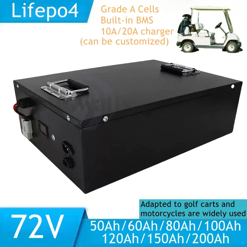 Lifepo4 72V 100Ah Battery Pack Ev - Bateria lifepo4 72v com bluetooth bms