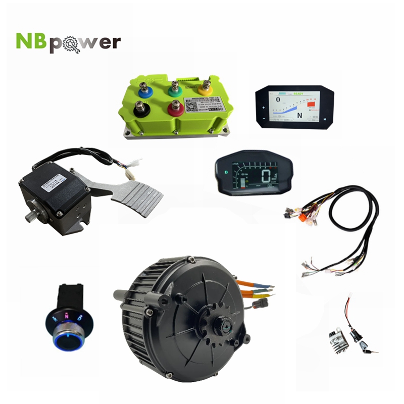 Mid Drive Motor Kit 72V 5000W - Kit de Motor PMSM QSMOTOR 165