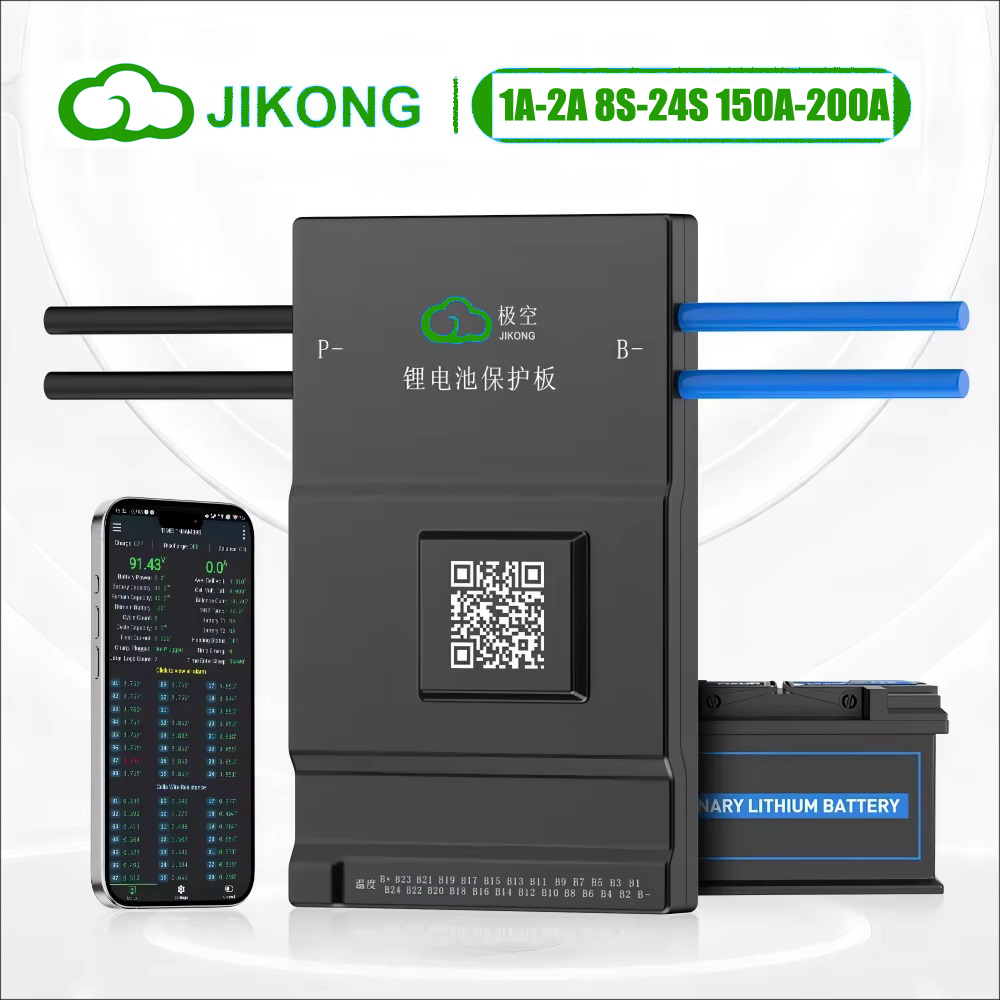 Smart Bms 24S 200A Bluetooth Lifepo4 - JK BMS Ativo Balanceado 150A 200A