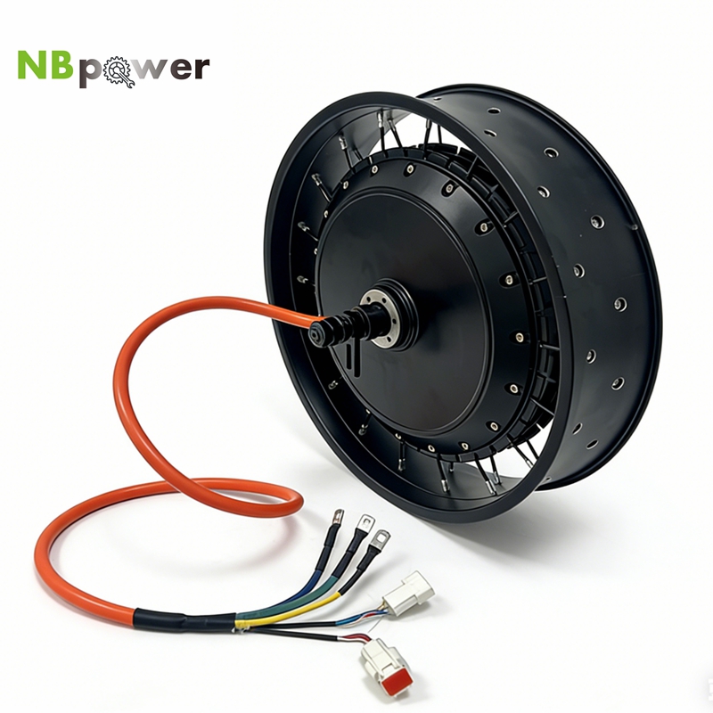 Qs Motor 273 8000W Hub Motor - Nbpower/qs 273 40h 48-96v avaliado 72v