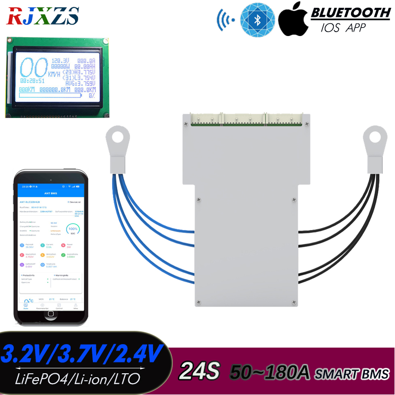Smart Bms 24S 200A Bluetooth Lifepo4 - 8S a 20S 22S 24S SMART