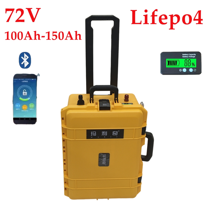Lifepo4 72V 100Ah Battery Pack Ev - Bateria de lítio LiFepo4 à prova