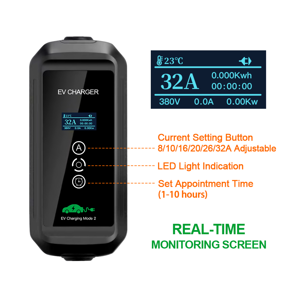 Carregador ev 22kw 3 fases tip - Ev Charger Type 2 22Kw 32A 3 Phase avaliação e preço