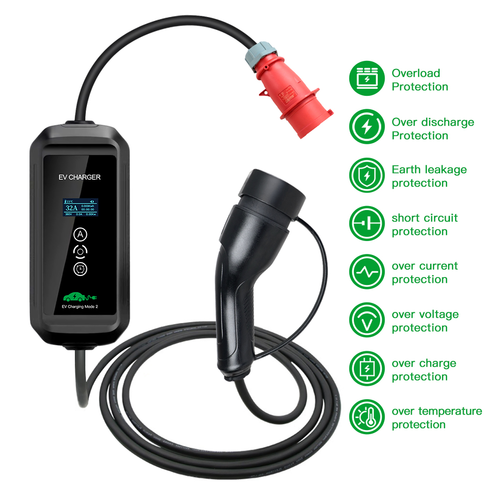 Carregador ev 22kw 3 fases tip - Ev Charger Type 2 22Kw 32A 3 Phase avaliação e preço