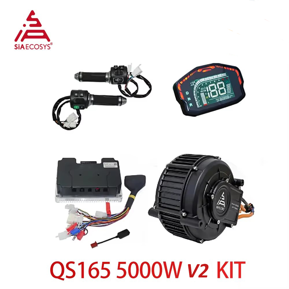 QS165 V2 5000W 72V Kit de moto - Mid Drive Motor Kit 72V 5000W avaliação e preço