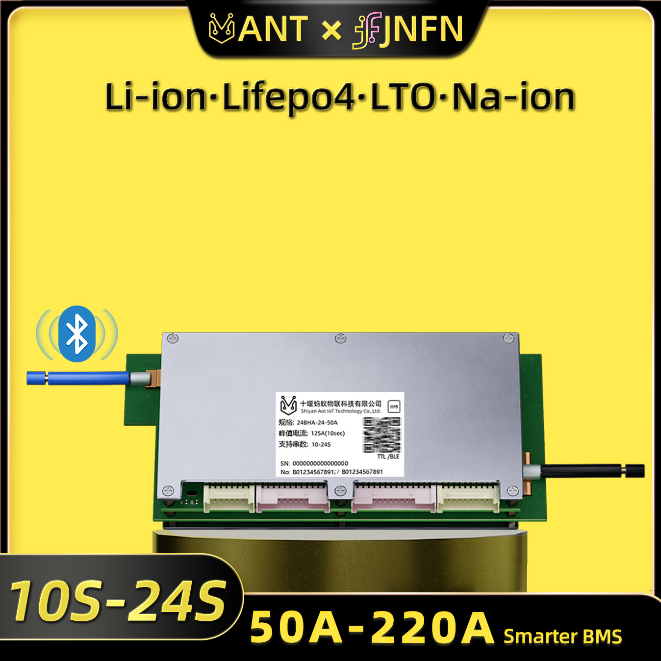 Placa de Proteção de Bateria d - Smart Bms 24S 200A Bluetooth Lifepo4 avaliação e preço