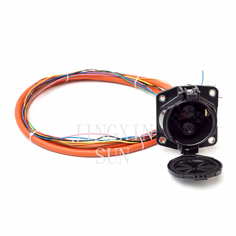 Chademo tomada de entrada 125a - Chademo Inlet Socket 125A Ev avaliação e preço