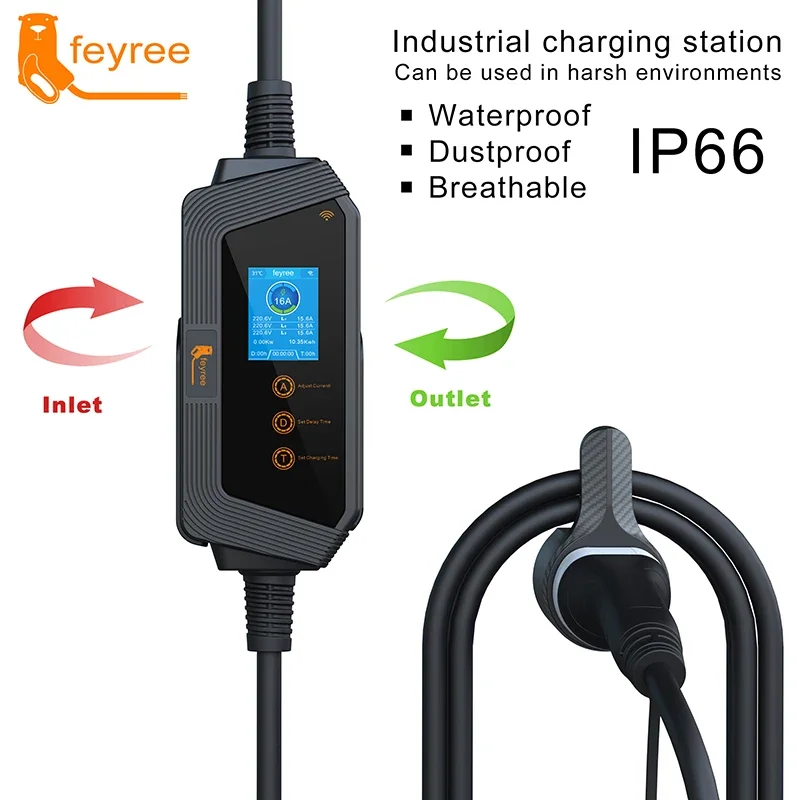 Carregador Portátil para Veícu - Type 2 Portable Ev Charger 11Kw Cee avaliação e preço