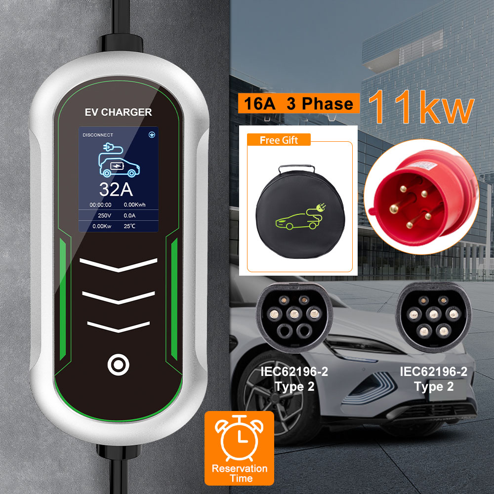 IPENGEN 11KW EV Carregador Por - Type 2 Portable Ev Charger 11Kw Cee avaliação e preço
