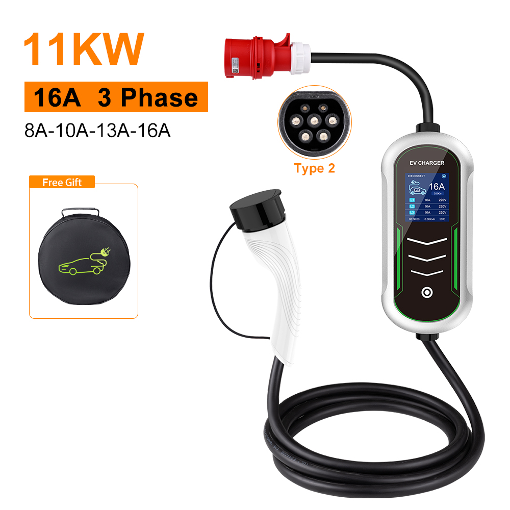 IPENGEN 11KW EV Carregador Por - Type 2 Portable Ev Charger 11Kw Cee avaliação e preço