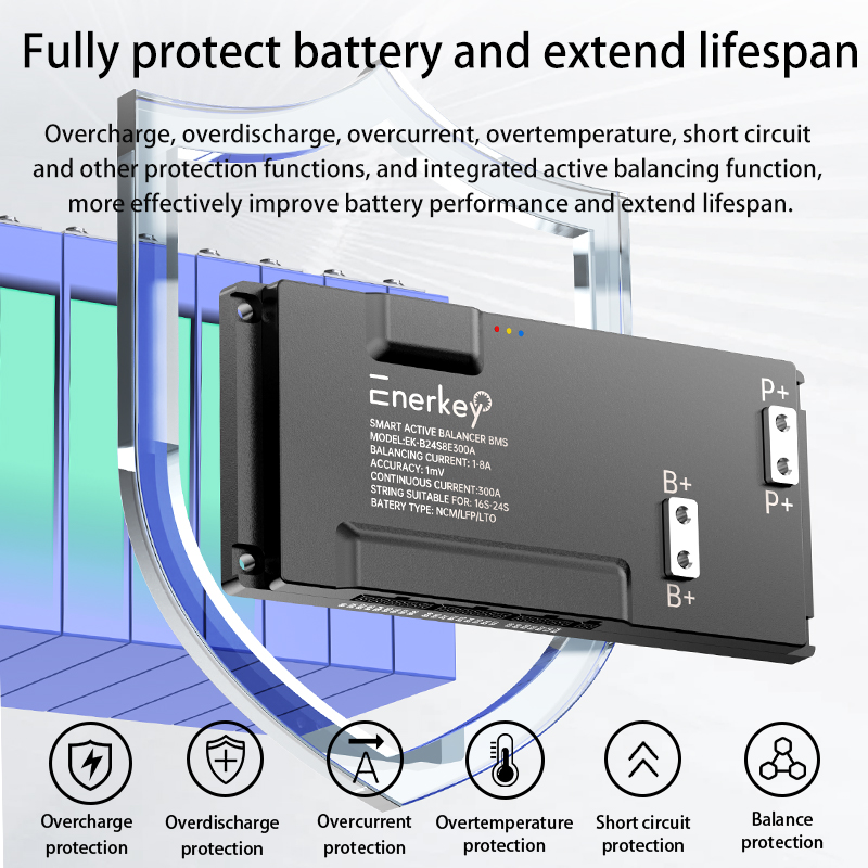 Enerkey Smart BMS 16S-24S 200A - Smart Bms 24S 200A Bluetooth Lifepo4 avaliação e preço