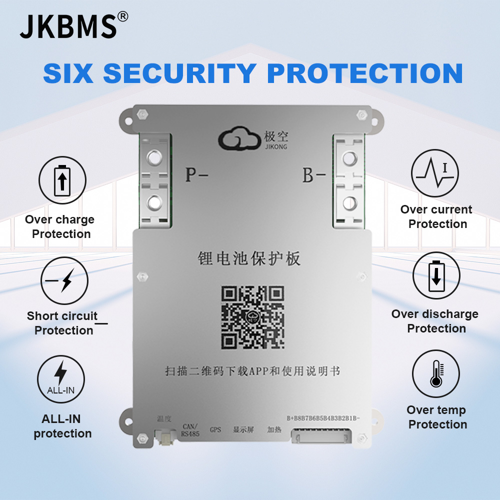 Bateria Inteligente JK-BMS Blu - Smart Bms 24S 200A Bluetooth Lifepo4 avaliação e preço