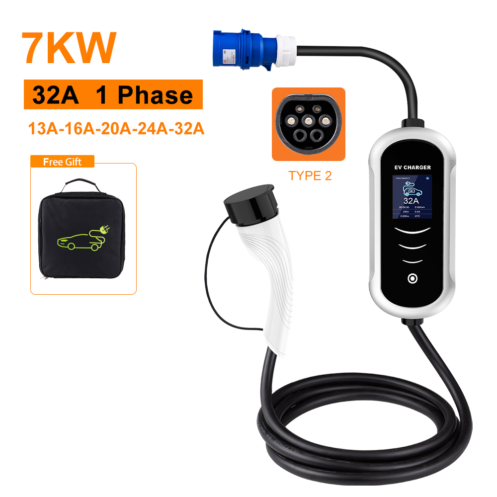 IPENGEN Tipo 2 Carregador EV P - Type 2 Portable Ev Charger 11Kw Cee avaliação e preço