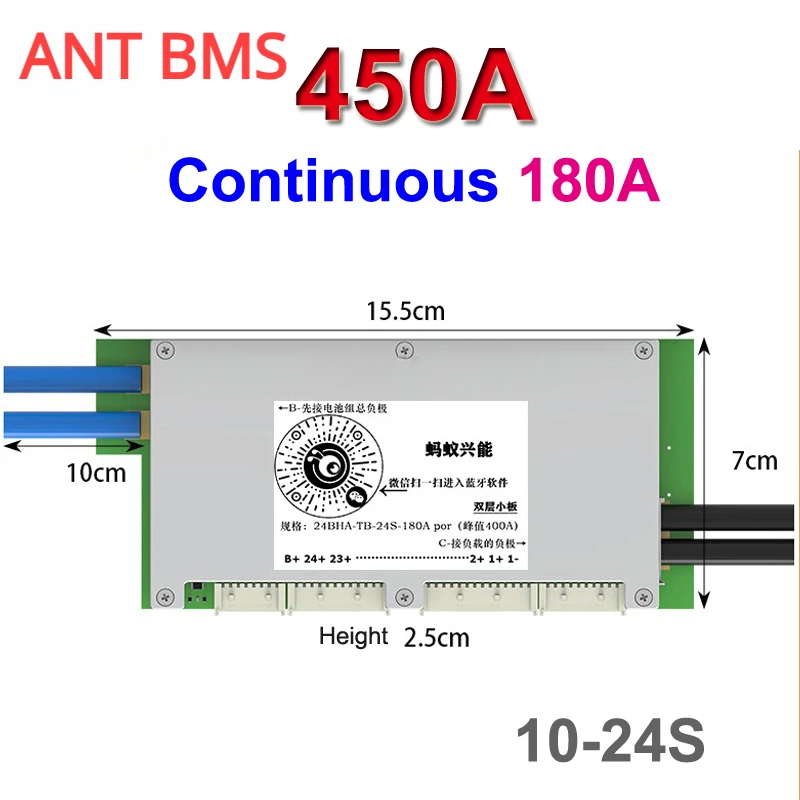 Placa de Proteção e Balanceame - Smart Bms 24S 200A Bluetooth Lifepo4 avaliação e preço