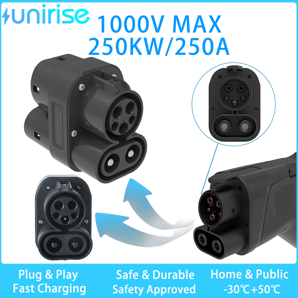 Adaptador de carregador ev ccs - Ccs2 Fast Charging Socket 250A avaliação e preço