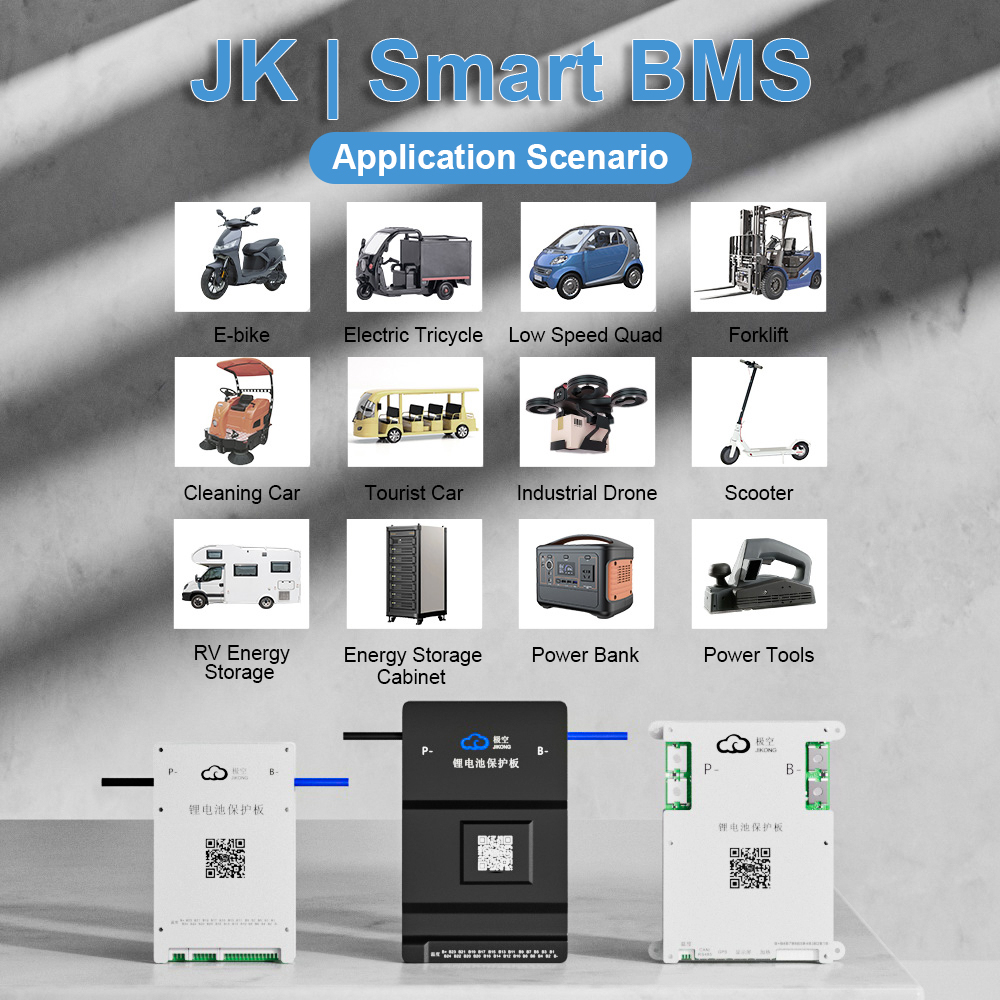 JK Smart BMS 4S-24S LiFePo4 Li - Smart Bms 24S 200A Bluetooth Lifepo4 avaliação e preço