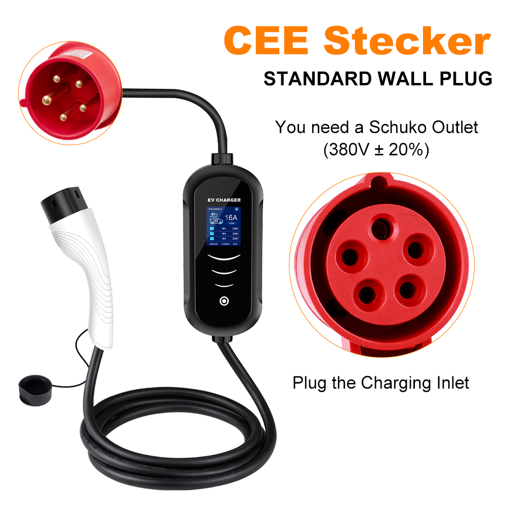 IPENGEN-Carregador Portátil pa - Type 2 Portable Ev Charger 11Kw Cee avaliação e preço