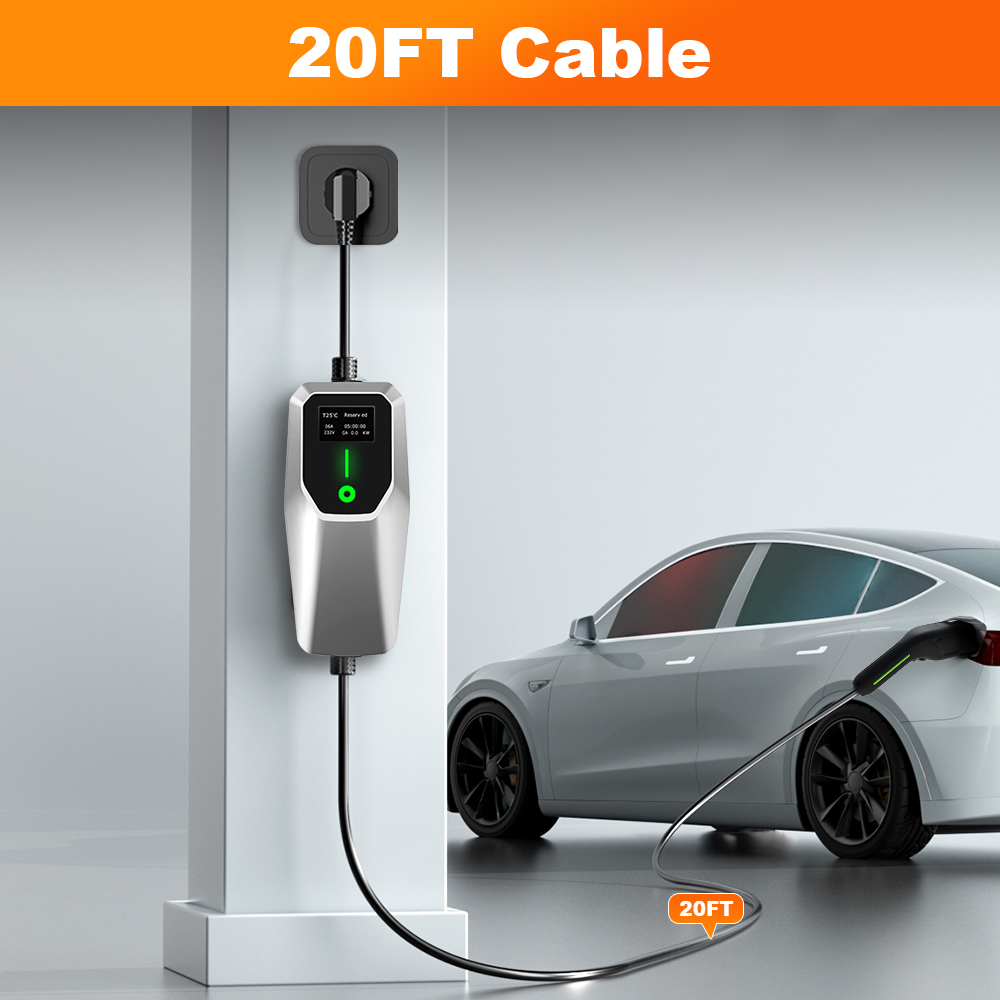Carregador EV Junsun 32A Nível - J1772 Evse 32A Level 2 Charger avaliação e preço